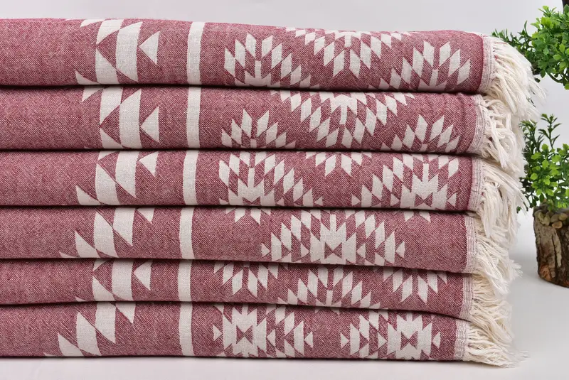 Wedding Anniversary Gift, Personalized Bridesmaid Gift, 70x36 Cotton Kilim Towel, Bridesmaid Gifts, Bridesmaid Gift Towel, Customized Towels - 4