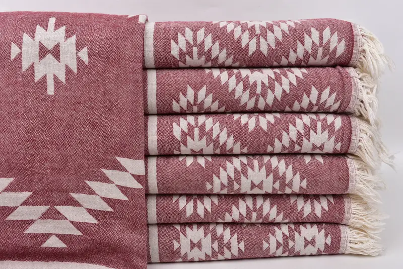 Wedding Anniversary Gift, Personalized Bridesmaid Gift, 70x36 Cotton Kilim Towel, Bridesmaid Gifts, Bridesmaid Gift Towel, Customized Towels - 2