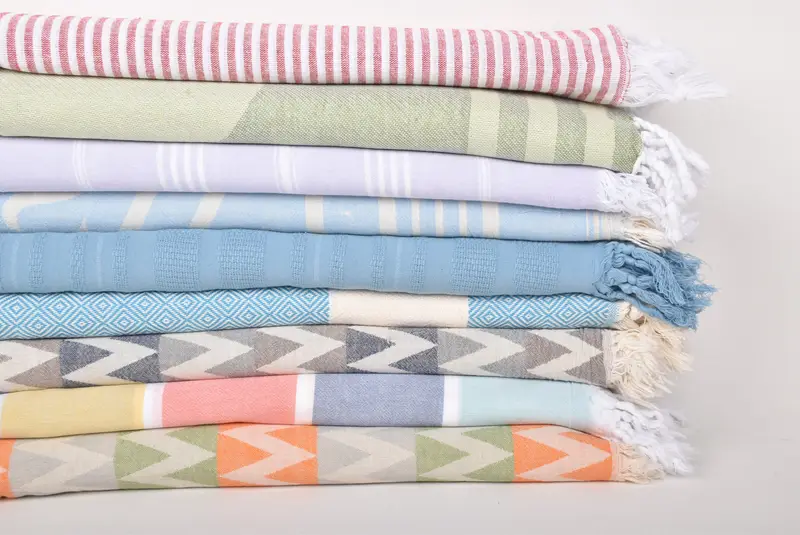70x40 Cotton Set of 8 Towel, Spa Towel, Monogrammed Turkish Towel, Valentines Day Gift For Him, Quick-dry peshtemal, Bridesmaid Gifts, Hammam towel - 2