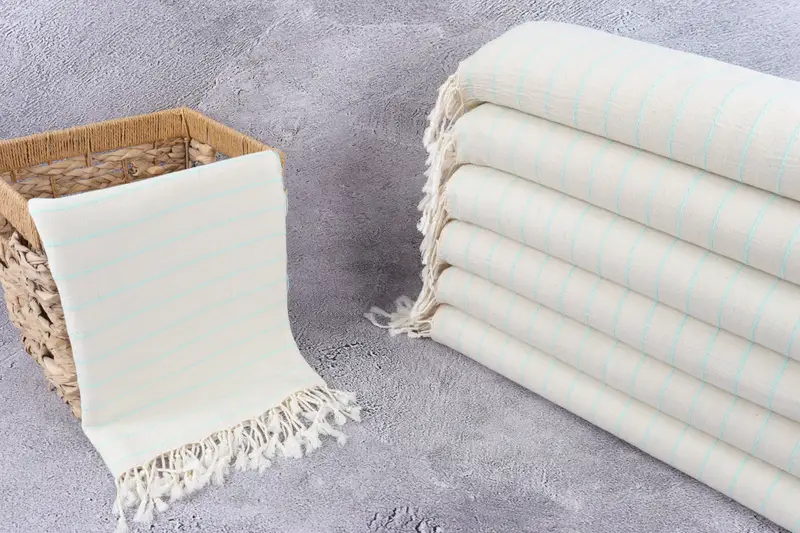 Kişiselleştirilmiş havlu, Bachelorette lehine, hızlı kuru plaj havlusu, büyük Türk havlu, 70x38 pamuklu çizgili havlu, kızlar hafta sonu kaçamaklı hediyeler - 3