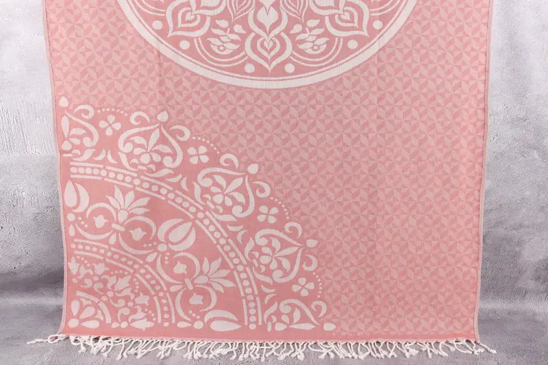 Bachelorette Party Gifts Bridesmaids, Custom Wedding Gifts, Customized Towels, Yoga Towel, Housewarming Gift, 70x40 Cotton Round Design Towel - 1