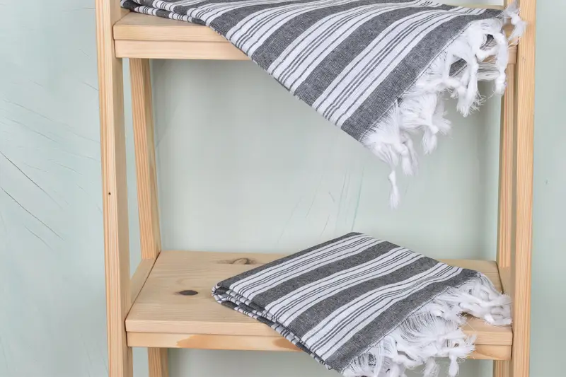 70x40 Cotton Striped Towel, Decorative Towel, Towel With Name, Gym Towel, Absorbent towel, Housewarming Gift, Bridal Shower Favors, Christmas Gift - 5