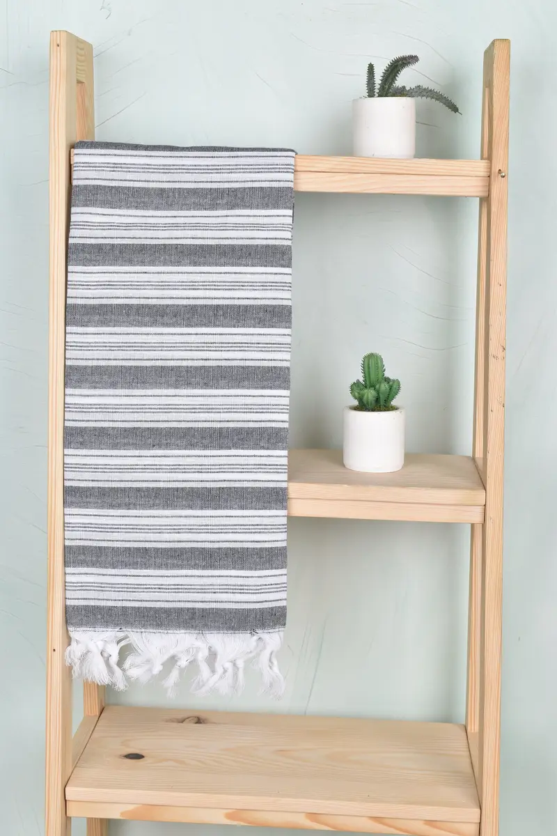 70x40 Cotton Striped Towel, Decorative Towel, Towel With Name, Gym Towel, Absorbent towel, Housewarming Gift, Bridal Shower Favors, Christmas Gift - 8