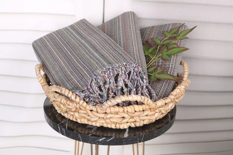 Gift For Her, Fouta towel, Summer Towel, Antibacterial Turkish peshtemal towel, 70x40 Cotton Geometric Towel, Gift Towel, Personalized Gift - 5