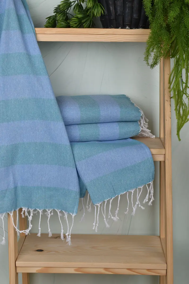 Personalized Hand Towel, Custom Wedding Gifts, Customized Towels, Kitchen Towel, Gift For The Home, Wedding Favors, 40x18 Cotton Striped Towel - 6