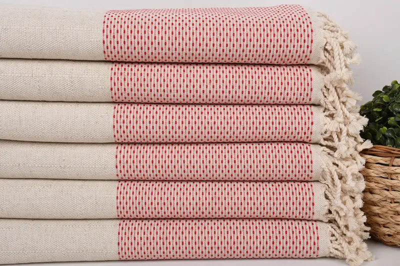 Gifts For Him, Monogram Beach Towel, 70x40 Cotton Polka Dot Towel, Fringed Turkish peshtemal beach towel USA, Custom Gifts, Large Turkish Towel - 2