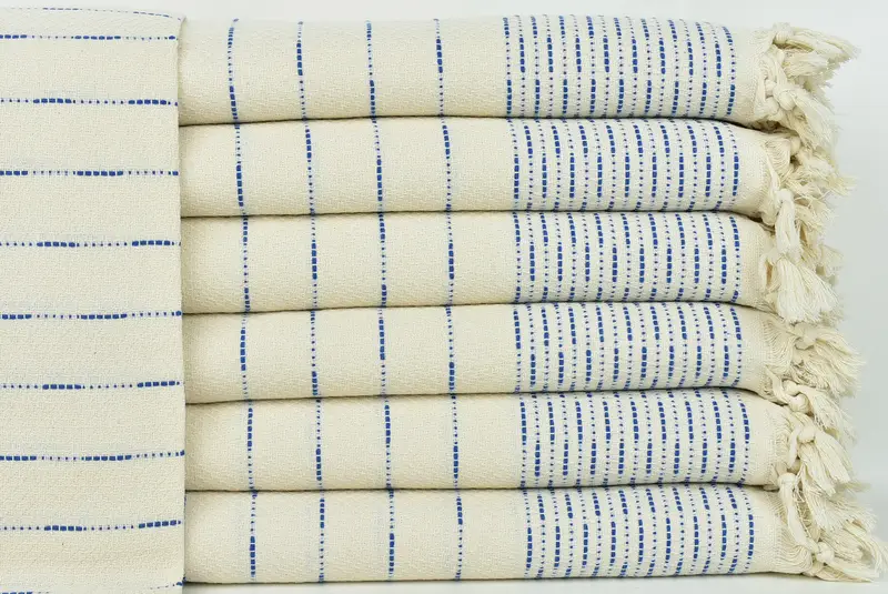 Spooky Bachelorette Party, Organic Throw, Woven Blanket, Housewarming Gift, 98x92 Cotton Striped Design Towel, Throw Blanket Couch, Gift Boxes - 1