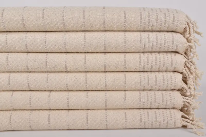 Kişiselleştirilmiş Hediyeler, Yaz Hediyesi, Monogram Çay Havlusu, 36x18 Pamuklu Çizgili Tasarım Havlu, Özel El Havlusu, Ev Dekoru Hediyeleri, Monogramlı El Havlusu - 2