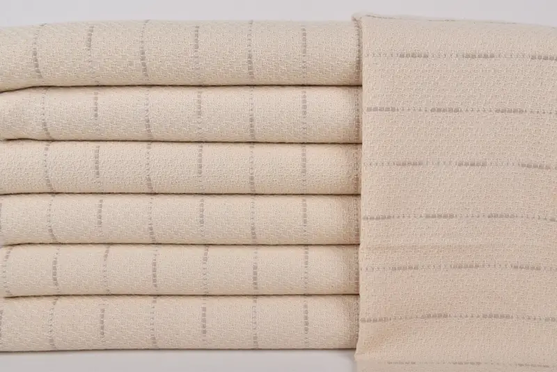 Kişiselleştirilmiş Hediyeler, Yaz Hediyesi, Monogram Çay Havlusu, 36x18 Pamuklu Çizgili Tasarım Havlu, Özel El Havlusu, Ev Dekoru Hediyeleri, Monogramlı El Havlusu - 1