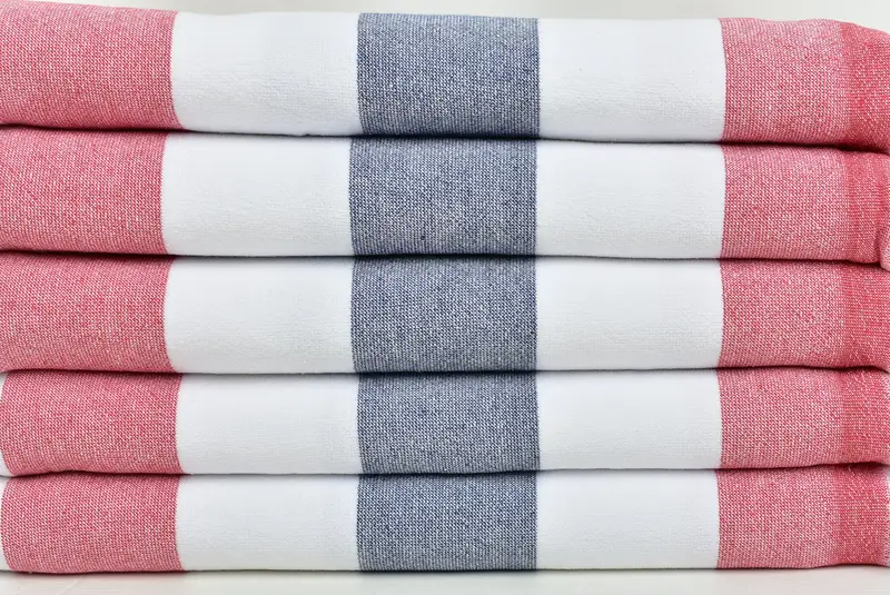 Organic towel, Gift For Coworker, Turkish towel, Bath towel, 64x36 Cotton Striped Terry Towel, Turkish towel bulk order for wedding gifts - 2