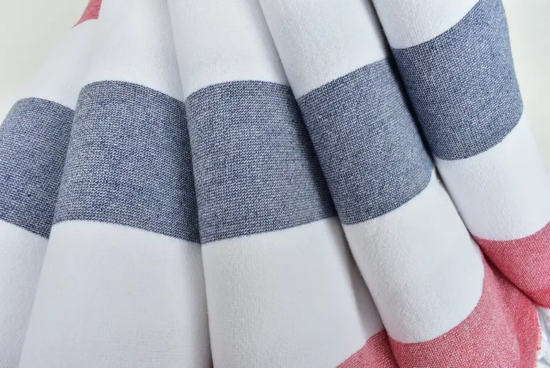 Organic towel, Gift For Coworker, Turkish towel, Bath towel, 64x36 Cotton Striped Terry Towel, Turkish towel bulk order for wedding gifts - 5
