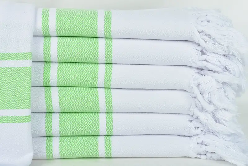 Turkish Towel USA, 70x40 Cotton Striped Towel, Extra large Turkish bath towel, Baby Boy Gift, Monogram Beach Towel, Gym Towel, Quick-Dry Beach Towel - 1