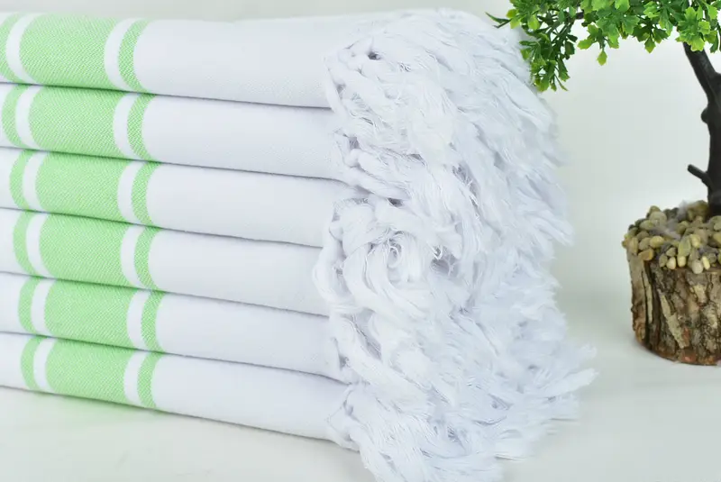 Turkish Towel USA, 70x40 Cotton Striped Towel, Extra large Turkish bath towel, Baby Boy Gift, Monogram Beach Towel, Gym Towel, Quick-Dry Beach Towel - 3