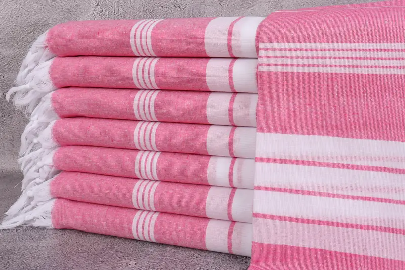 Wholesale Bath Towel Striped Beige, 40x71 Inches