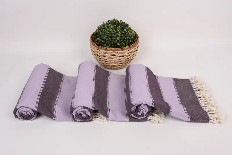 Bridesmaid Gifts, 68x36 Cotton Striped Towel, Peshtemal Towel, Fouta towel, Personalized Bridesmaid Gift, House Warming Gift, Organic Beach Towel - 8