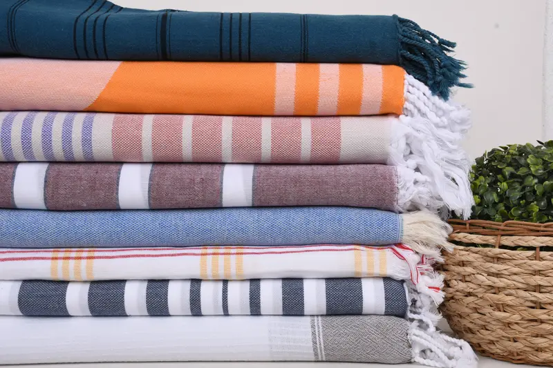 Handmade Gift, Sand-resistant towel, Girl Trip Party Favor, Personalized Turkish Towel, Luxury Beach Towel, Custom Gift, 70x40 Cotton Set of 8 Towel - 2