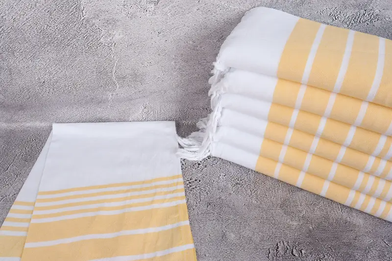Gift For Him, Wedding Favors, Personalized Dish Towel, 40x20 Cotton Striped Towel, Turkish Hand Towel, Personalized Gift For Her, Home Decor Gifts - 2