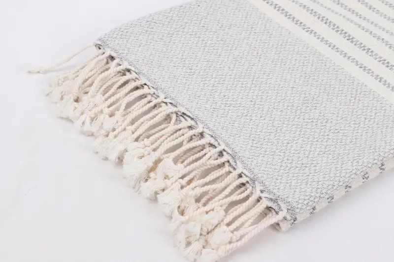 Custom Gift, Bridal Shower Gift, 76x40 Cotton Striped Towel, Luxury Beach Towel, Summer Gift Ideas, Turkish Towel USA, Gift For Best Friend - 7