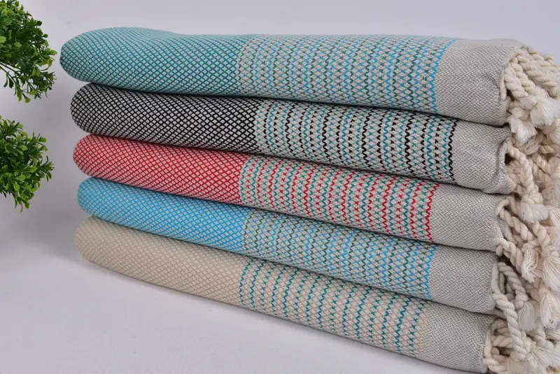 Beach Towel Personalized, Bridesmaid Gift, Personalized Bridesmaid Gift, Bridesmaid Favors, 64x40 Cotton Striped Towel, Turkish bath towel - 3