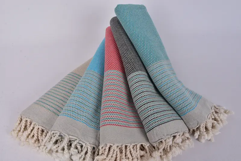 Beach Towel Personalized, Bridesmaid Gift, Personalized Bridesmaid Gift, Bridesmaid Favors, 64x40 Cotton Striped Towel, Turkish bath towel - 4