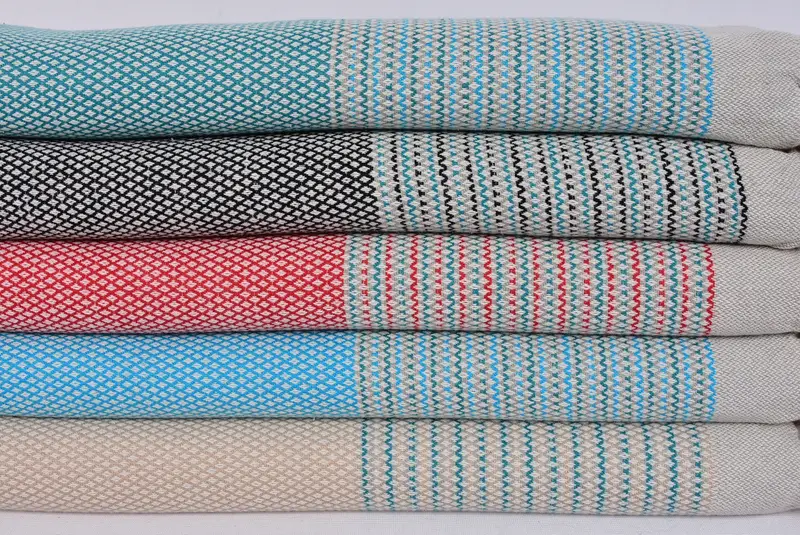 Beach Towel Personalized, Bridesmaid Gift, Personalized Bridesmaid Gift, Bridesmaid Favors, 64x40 Cotton Striped Towel, Turkish bath towel - 2