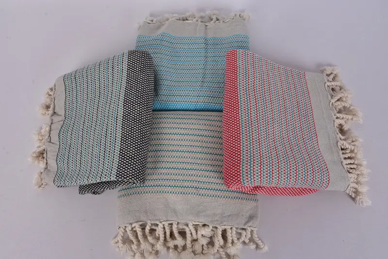 Beach Towel Personalized, Bridesmaid Gift, Personalized Bridesmaid Gift, Bridesmaid Favors, 64x40 Cotton Striped Towel, Turkish bath towel - 6
