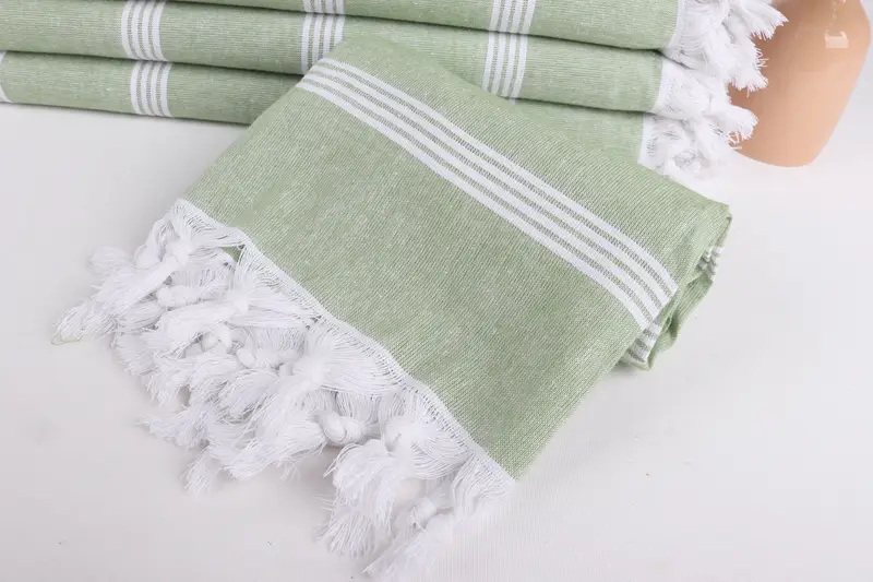 Monogram Turkish Towel, Bachelorette Party Gifts, Wedding For Favor, 70x30 Cotton Striped Towel, Personalized Wedding Gift, Kids Beach Towel - 4