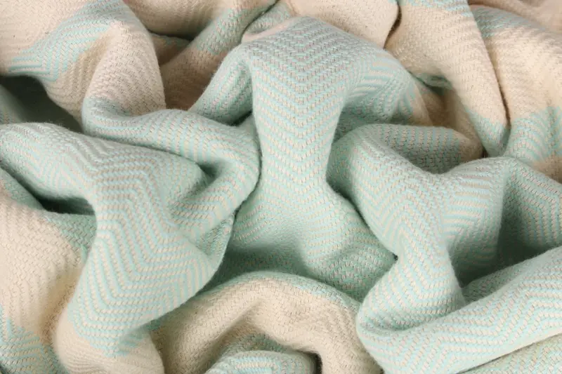 Couch Blanket, Wedding Favors, 96x80 Cotton Herringbone Towel, Woven Throw Blanket, Valentine Day Gift For Her, Organic Throw, Personalized Gifts - 8