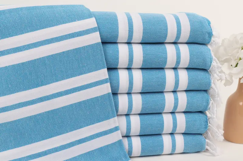 Bachelorette Favor, Spooky Bachelorette Party Favors, Bachelorette Party Gifts, Lightweight towel, 70x40 Cotton Striped Towel, Bridesmaid Gift Towel - 1