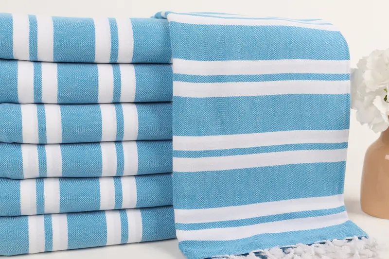 Bachelorette Favor, Spooky Bachelorette Party Favors, Bachelorette Party Gifts, Lightweight towel, 70x40 Cotton Striped Towel, Bridesmaid Gift Towel - 2