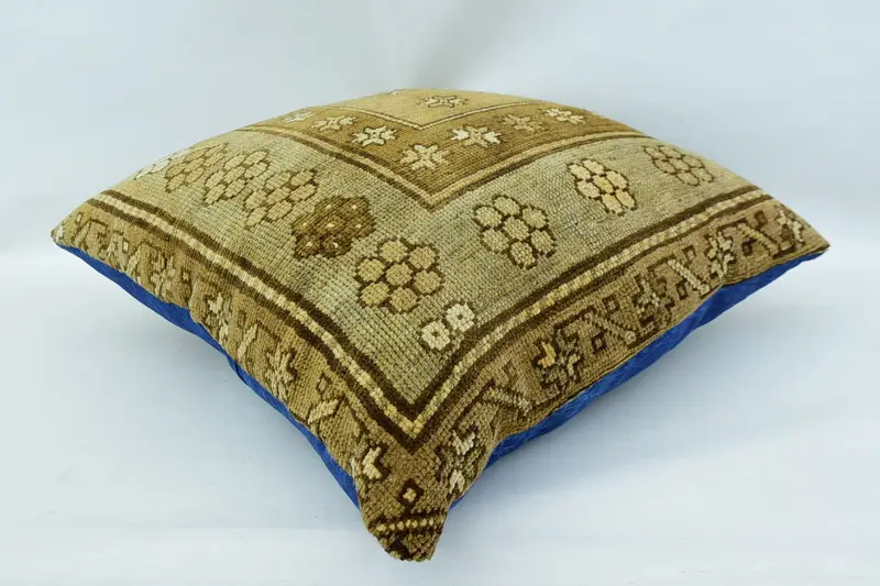 Vintage Kilim Throw Pillow, Pillow for Couch, 28x28 Brown Cushion Cover, Kilim Pillow, Pillow, Customized Cushion, Outdoor Patio Pillow Sham - 6