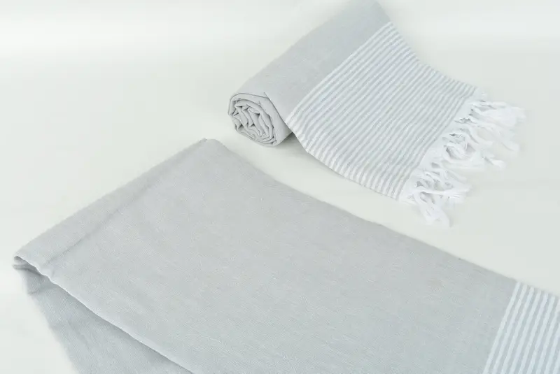 Embroidered Towel, Family Gift, Bridesmaid Gift Towel, Pool Towels, 70x40 Cotton Striped Towel, Bachelorette Party Favors, Wedding Anniversary Gift - 7