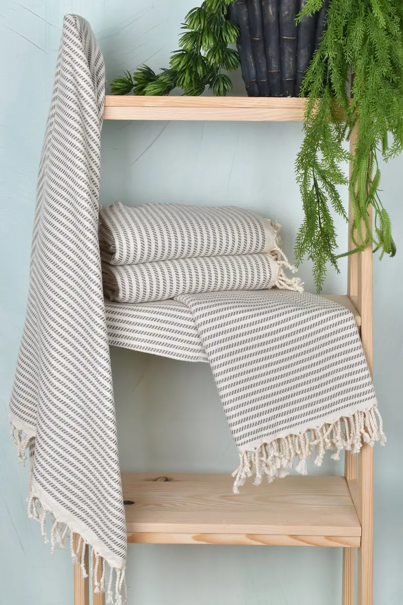 Monogram Turkish Towel, Personalized Turkish Towel, Beach Towel Bulk, 70x40 Cotton Polka Dot Towel, Merry Christmas Gifts, Yoga Towel, Holiday Towel - 6