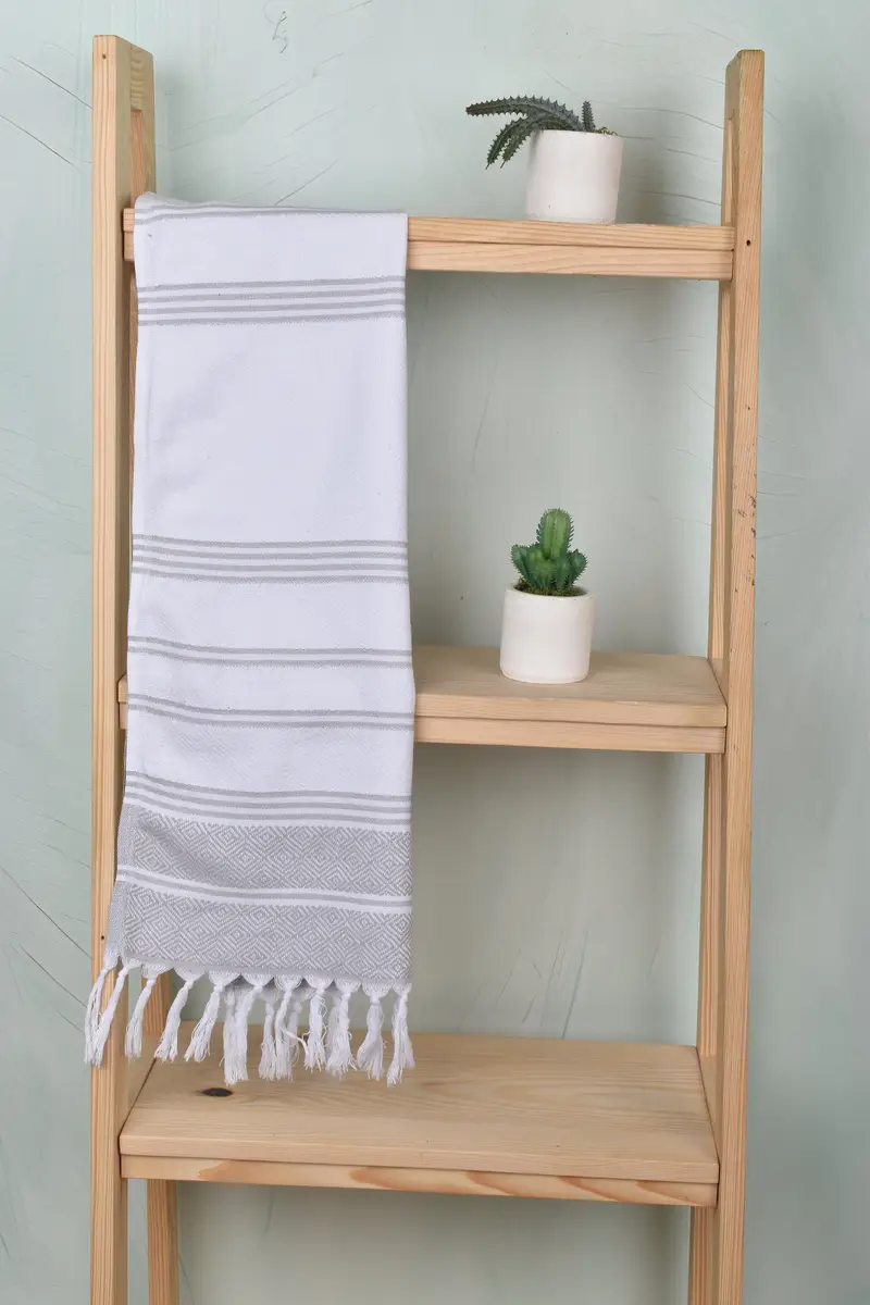 Turkish Towel Monogram, Personalized Hand Towel, Spa Towel, Turkish Towel Hand Towel, Wedding Favors, 40x18 Cotton Diamond Towel, Bridal Party Gifts - 8