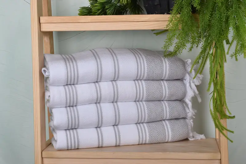 Turkish Towel Monogram, Personalized Hand Towel, Spa Towel, Turkish Towel Hand Towel, Wedding Favors, 40x18 Cotton Diamond Towel, Bridal Party Gifts - 1