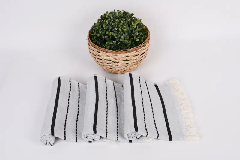 Beach Wedding Favor, Turkish Tea Towel, Personalized Gifts, Organic Towel, Personalized Hand Towel, Gift Towel, 36x18 Cotton Striped Towel - 8