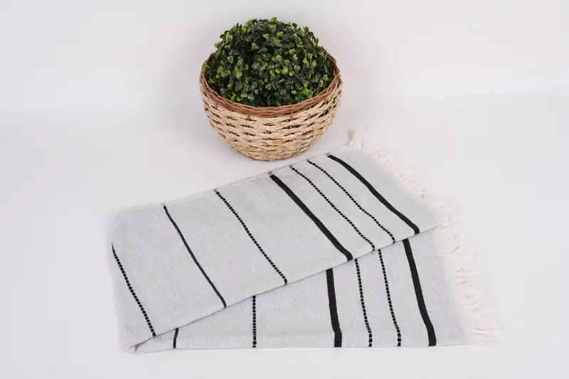 Beach Wedding Favor, Turkish Tea Towel, Personalized Gifts, Organic Towel, Personalized Hand Towel, Gift Towel, 36x18 Cotton Striped Towel - 4