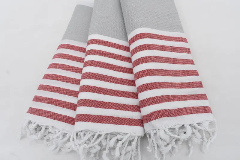 Personalized Wedding Gift, Gift For Coworker, 70x40 Cotton Striped Towel, Beach Towel Bulk, Handmade Turkish hammam towel, Wedding Gifts Towel - 3