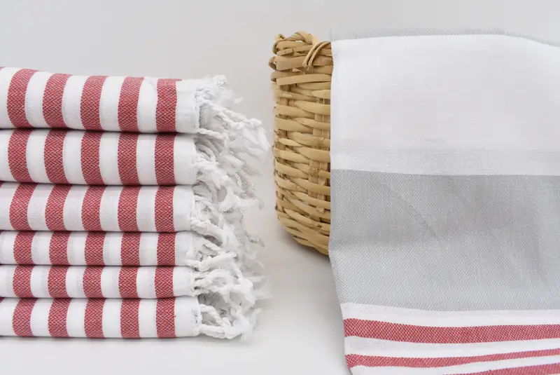 Personalized Wedding Gift, Gift For Coworker, 70x40 Cotton Striped Towel, Beach Towel Bulk, Handmade Turkish hammam towel, Wedding Gifts Towel - 1