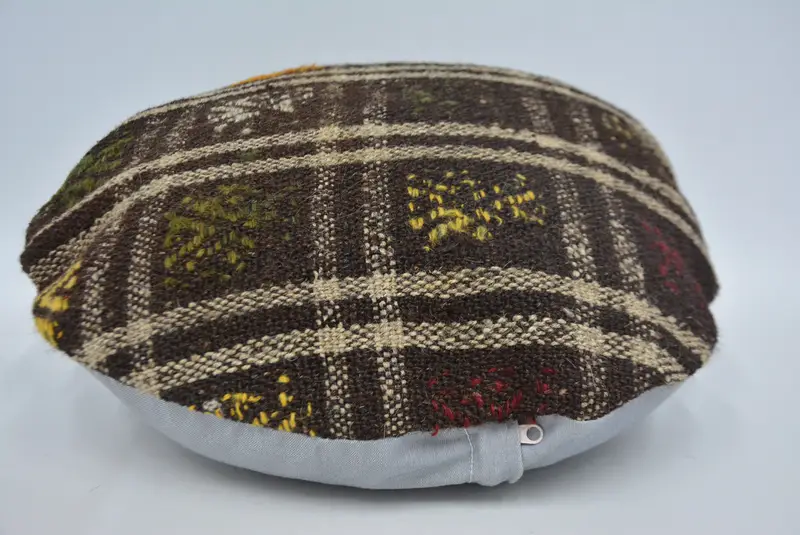 Couch Cushion Cover, Gift Pillow, Pillow, Kilim Cushion Sham, 20x20 Brown Cushion Case, Southwestern Cushion Cover, Turkish Kilim Pillow - 6
