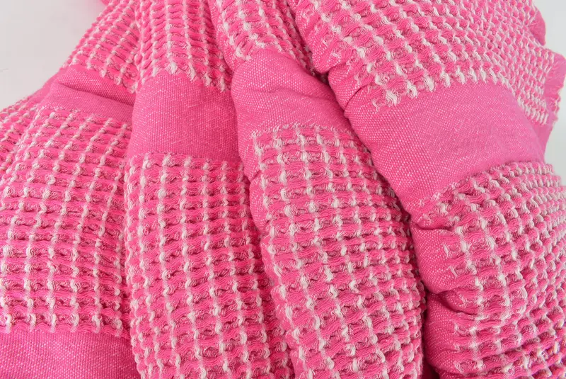 Woven Throw Blanket, Bachelorette Party Favors Beach, Wedding Favors, 84x80 Cotton Waffle Towel, Bridal Shower Gift, Beach Theme Wedding Gift - 5