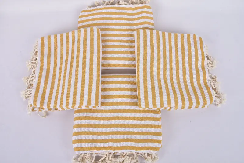 Bridal Shower Favors, Best lightweight Turkish towel for travel USA, Wedding Gifts Towel, 70x40 Cotton Striped Towel, Bath towel, Family Gift - 6