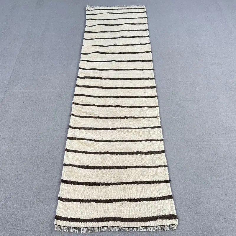 2.6x9.2 ft Beige Camouflage Rug, Chic Home Decor