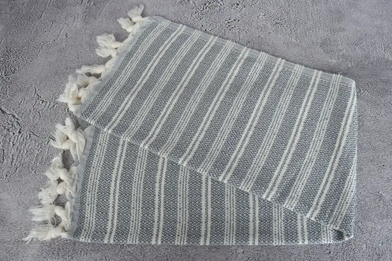 32x18 Cotton Flat Towel, Turkish Hand Towel, Organic Towel, Baby Boy Gift, Wedding Hand Made Gift, Custom Hand Towel, Travel Towel, Bathroom Towels - 6
