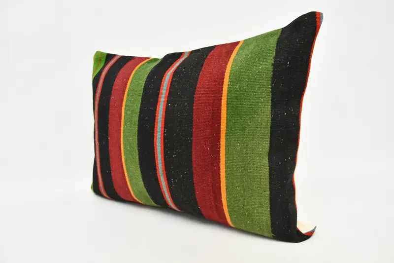 Gift Pillow, 20x28 Red Cushion, Vintage Kilim Throw Pillow, Turkish Rugs Pillow, Handmade Kilim Cushion, Pillow Cover, Comfy Throw Cushion Case - 4