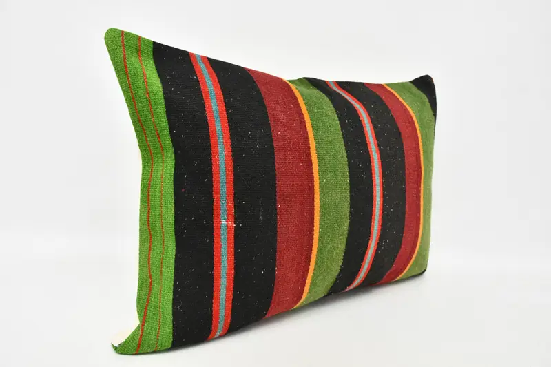 Gift Pillow, 20x28 Red Cushion, Vintage Kilim Throw Pillow, Turkish Rugs Pillow, Handmade Kilim Cushion, Pillow Cover, Comfy Throw Cushion Case - 3