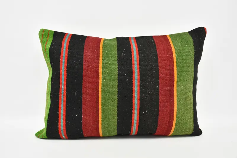 Gift Pillow, 20x28 Red Cushion, Vintage Kilim Throw Pillow, Turkish Rugs Pillow, Handmade Kilim Cushion, Pillow Cover, Comfy Throw Cushion Case - 1