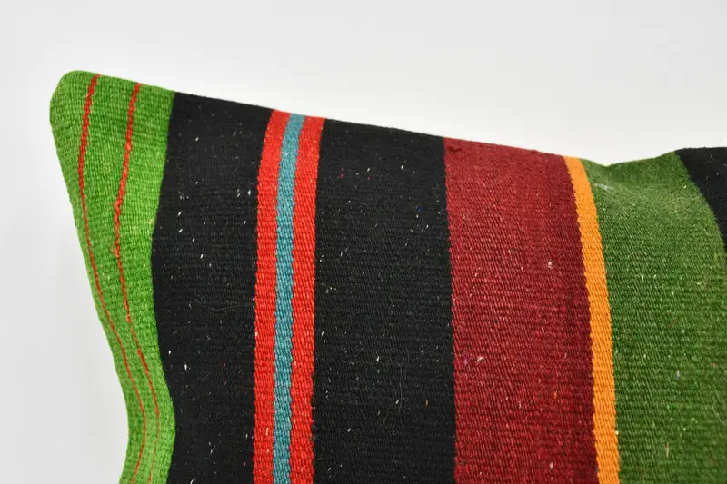 Gift Pillow, 20x28 Red Cushion, Vintage Kilim Throw Pillow, Turkish Rugs Pillow, Handmade Kilim Cushion, Pillow Cover, Comfy Throw Cushion Case - 2