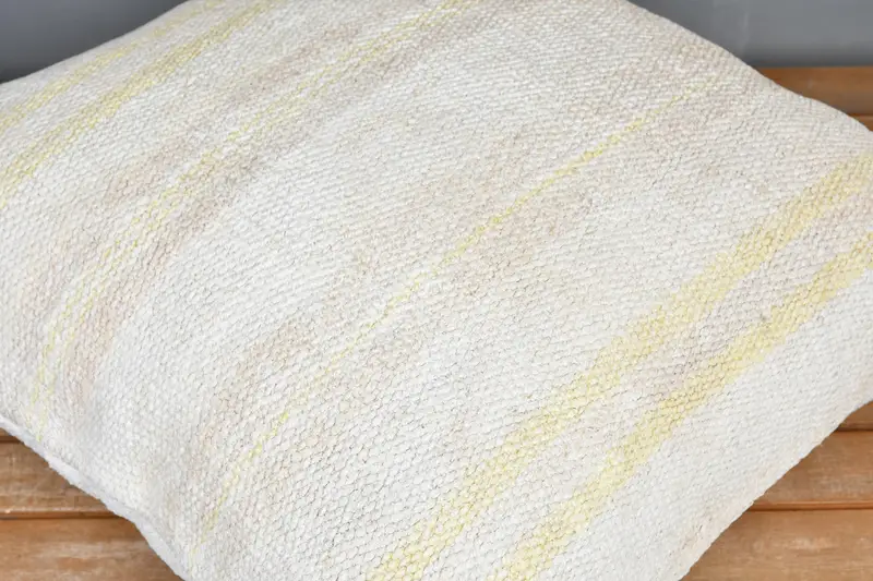 24x24 weißes Kissengehäuse, türkisches Kissen, Kissenbedeckung, türkisches Kilim -Kissen, Stuhlkissen, Geschenkkissen, Boho -Wurfkissenbedeckung - 3