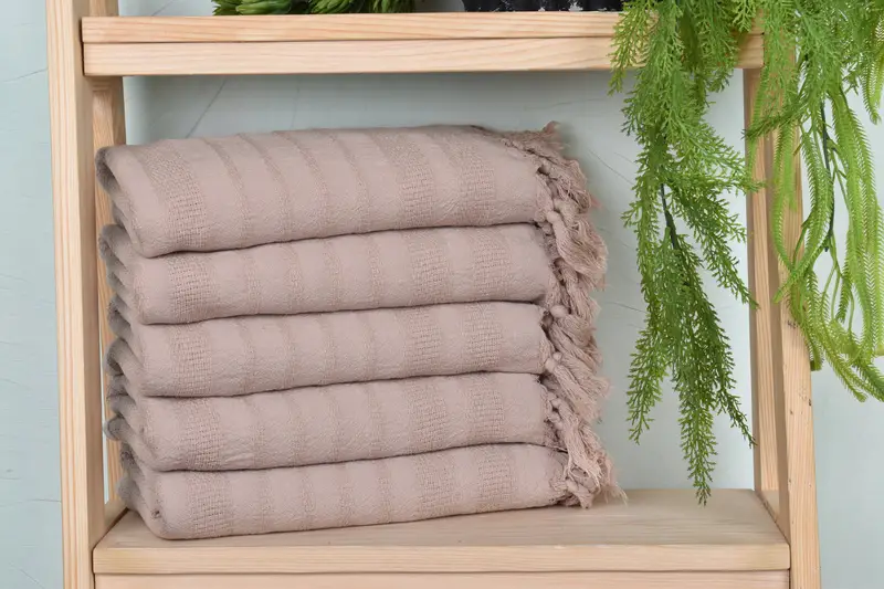 Lightweight Turkish towel, Pool Towels, Gift Boxes Towel, Absorbent towel, 68x36 Cotton Stonewashed Striped Towel, Home Decor Gifts, Summer Towel - 1